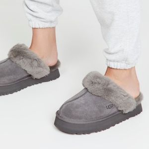 UGG - Disquette Slippers - Charcoal - Size 9